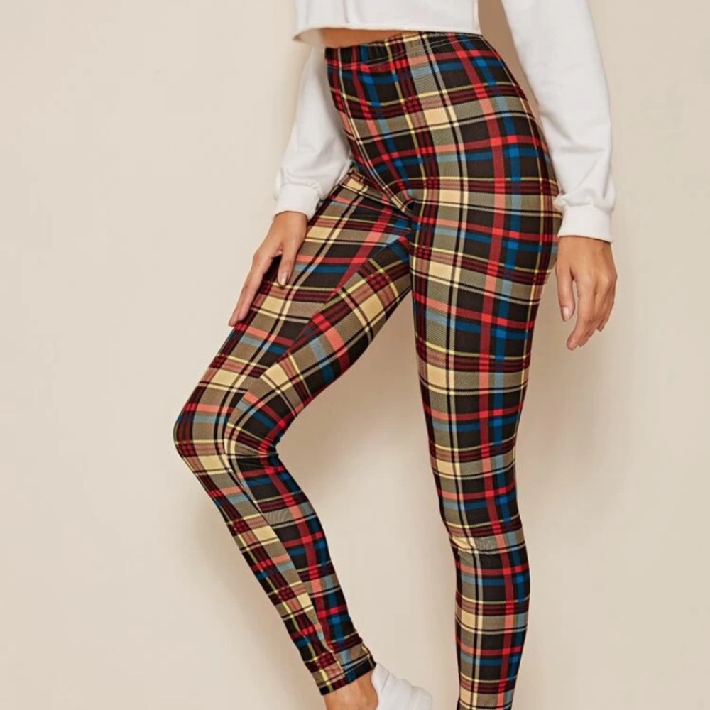 Plaid Tights